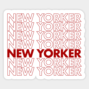 New Yorker Bag Sticker